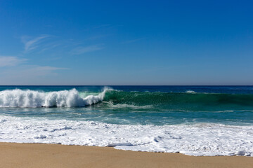 A view on the Pacific ocean coast 