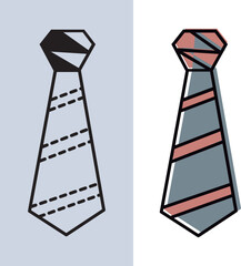father's day man tie icon