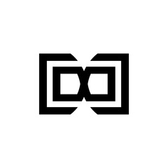 VR or 2 Letter D logo