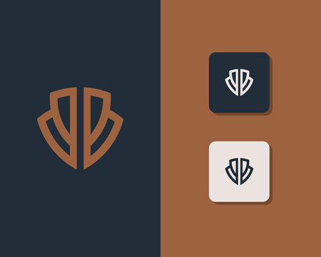 Letter B B logo design. creative minimal monochrome monogram symbol. Universal elegant vector emblem. Premium business logotype. Graphic alphabet symbol for corporate identity