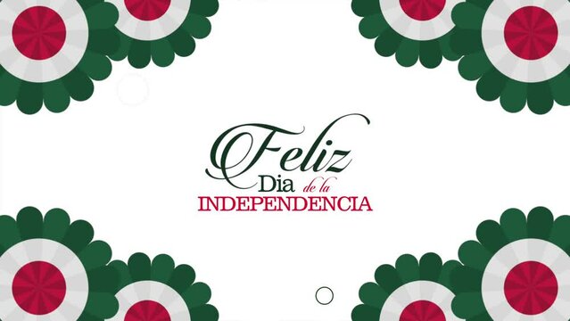 feliz dia de la independencia lettering