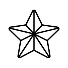star icon. favorite sign. vector illustration