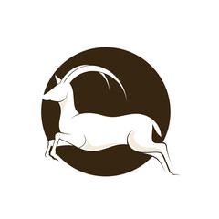 circle deer logo