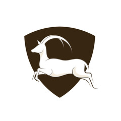 shield deer logo