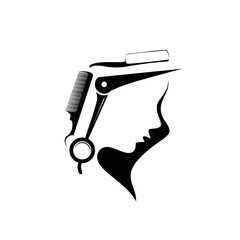 woman salon beauty logo