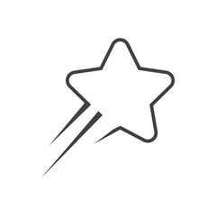 Star icon Template vector illustration design