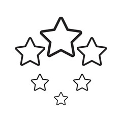 Star icon Template vector illustration design
