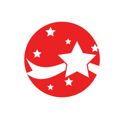 Star icon Template vector illustration design