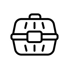 pet carrier icon illustration vector graphic