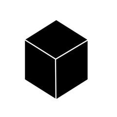 cube Icon. In Trendy Design Vector. vector illustration on white background