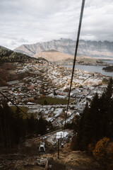 Queenstown overlook from top of Skyline Gondola, New Zealand