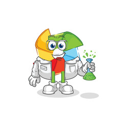 paper windmill heroes vector. cartoon character