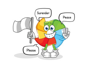 paper windmill sunbathing in summer. character vector