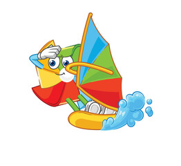 paper windmill graffiti artist vector. cartoon character