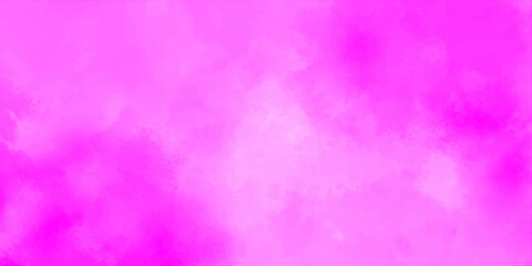 Abstract background with painting background texture with orchid, violet and pastel pink colors and space for text or image. Aquarelle colorful stains on paper. Ink effect light magenta color shades. 