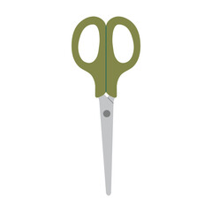 Scissor, cartoon style. Cute stationery. Trendy modern vector illustration isolated on white background, hand drawn, flat