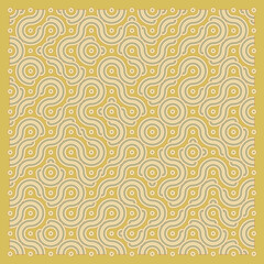 Color truchet tiling connections illustration