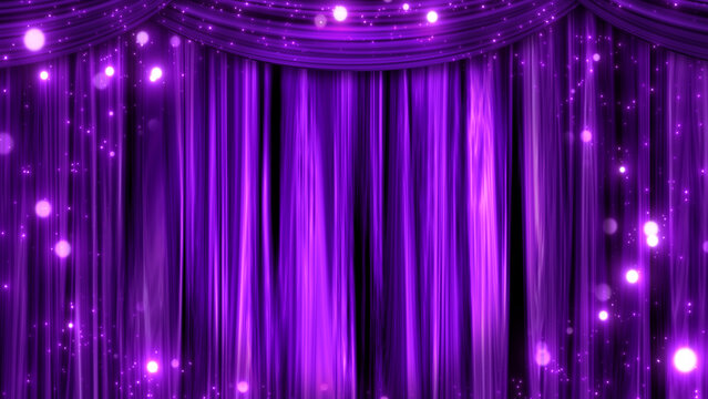 占い　幕　カーテン　緞帳　神秘　スピリチュアル　紫