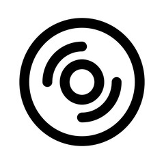 Vinyl Music with Outline Style