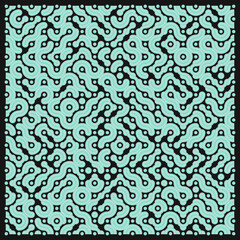 Color truchet tiling connections illustration