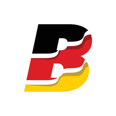 German Alphabet Flag B
