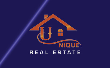 Luxury Unique Real Estate Logo Design For You.