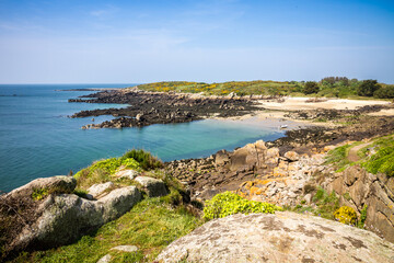 Fototapeta na wymiar Chausey island Brittany, France