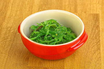 Japanese traditional seaweed salad Chukka