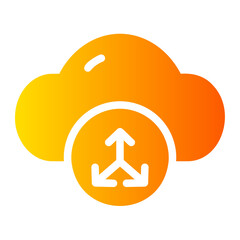 multiple gradient icon