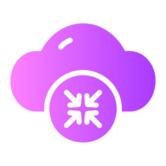 shrink gradient icon