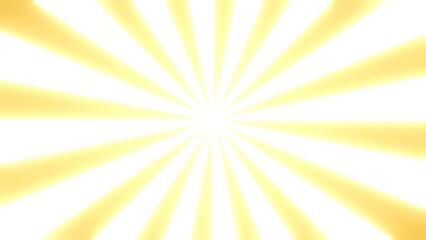Fototapeta premium Spirale - Farbfächer - Strahlen gelb sonnig