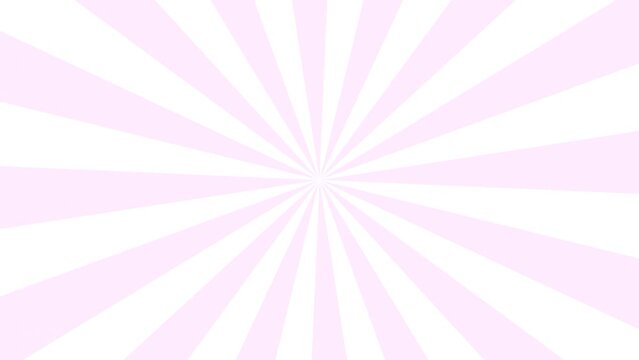 Spirale - Farbf&auml;cher - Strahlen rosa weiss