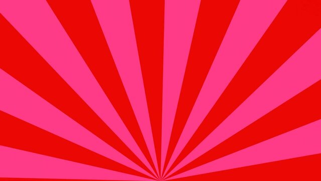 Spirale - Farbf&auml;cher - Strahlen rot pink