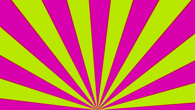 Spirale - Farbf&auml;cher - Strahlen pink violett gelb