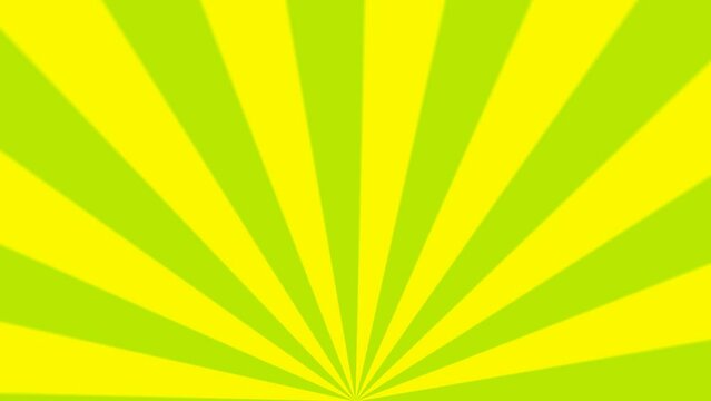 Spirale - Farbf&auml;cher - Strahlen gr&uuml;n gelb