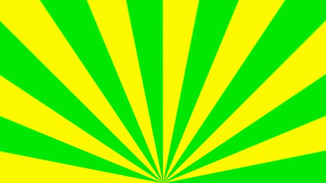 Spirale - Farbf&auml;cher - Strahlen gr&uuml;n gelb frisch citrus