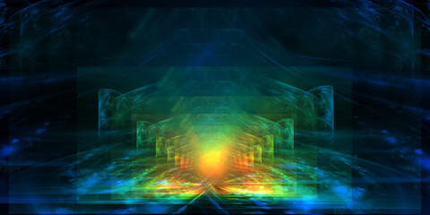 Grafik Element Fraktal Hintergrund für Druck und Internet