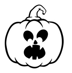 halloween pumpkins Jack O Lanterns faces. pumpkin icon. Scary Halloween pumpkin. 