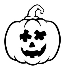halloween pumpkins Jack O Lanterns faces. pumpkin icon. Scary Halloween pumpkin. 