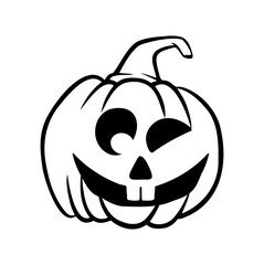 halloween pumpkins Jack O Lanterns faces. pumpkin icon. Scary Halloween pumpkin. 