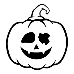 halloween pumpkins Jack O Lanterns faces. pumpkin icon. Scary Halloween pumpkin. 