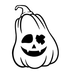 halloween pumpkins Jack O Lanterns faces. pumpkin icon. Scary Halloween pumpkin. 