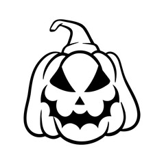 halloween pumpkins Jack O Lanterns faces. pumpkin icon. Scary Halloween pumpkin. 