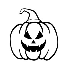 halloween pumpkins Jack O Lanterns faces. pumpkin icon. Scary Halloween pumpkin. 