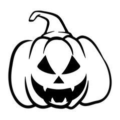 halloween pumpkins Jack O Lanterns faces. pumpkin icon. Scary Halloween pumpkin. 