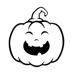 halloween pumpkins Jack O Lanterns faces. pumpkin icon. Scary Halloween pumpkin. 