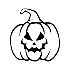 halloween pumpkins Jack O Lanterns faces. pumpkin icon. Scary Halloween pumpkin. 