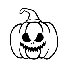 halloween pumpkins Jack O Lanterns faces. pumpkin icon. Scary Halloween pumpkin. 