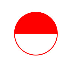 Indonesian flag vector, Independence day ind, HUT RI