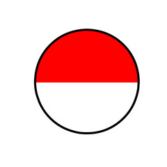 Indonesian flag vector, Independence day ind, HUT RI